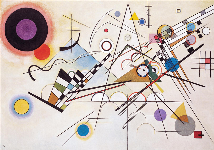 Composition VIII 1923 Wassily Kandinsky Abstract Oil Painting - Click Image to Close